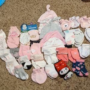 Newborn to 6 month sock bundle
